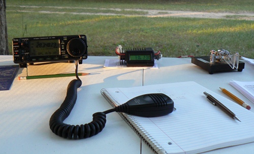IC-703+ at Field Day