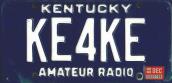 Kentucky KE4KE Plate